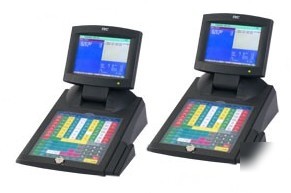 Lot of 2 tec fs-2700 terminal pos cash register system