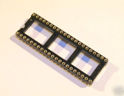 Machine pin ic socket 42 machined pins fits dip-40 (X4