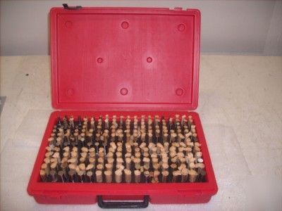 Mhc steel plug/pin gage set .251