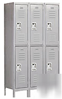 New double tier standard lockers 36