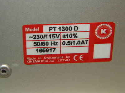 Polytron pt 1300 d homogenizer 100W drive, 30K rpm