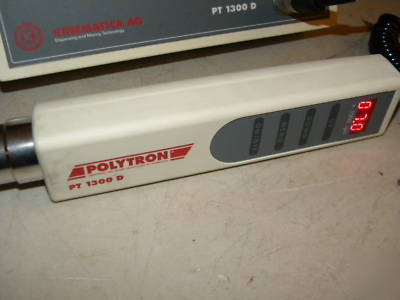 Polytron pt 1300 d homogenizer 100W drive, 30K rpm