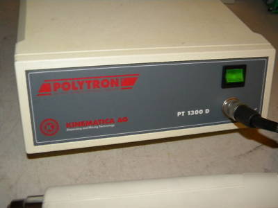 Polytron pt 1300 d homogenizer 100W drive, 30K rpm