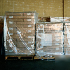 Shoplet select 3 mil clear pallet covers 51 x 49 x 97