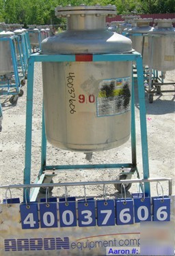 Used- o.g. kelley co. pressure tank, 55 gallon, 316 sta