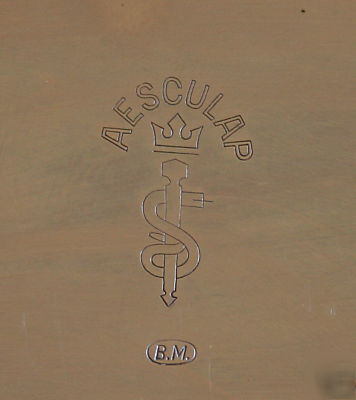  rare - military surgical set, aesculap, germany, ww ii