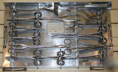  rare - military surgical set, aesculap, germany, ww ii