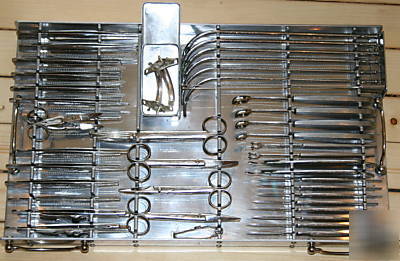  rare - military surgical set, aesculap, germany, ww ii