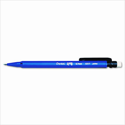 Ez#2 automatic pencil, hb, 0.70 mm, blue barrel, dozen