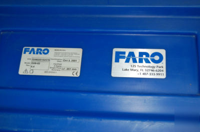 Faro arm 8' 6-axis gold series meticulous complete sys.