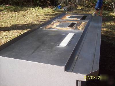 10' stainless self service soda fountain counter 