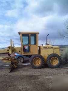1980 john deere 570 a motor grader