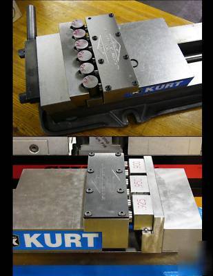 6' kurt multipart vise jaw D975, collets, chick 5C cnc