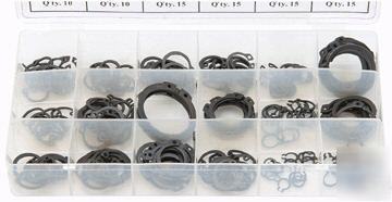 Big set of 225 pc. retaining ring assortment