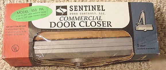 Commercial door closer sentinal 553-pa never used