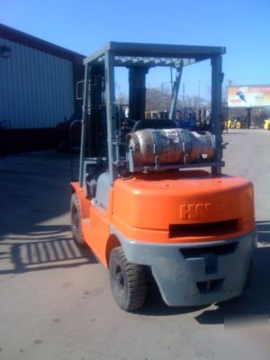 Halla pneumatic 5000 lb forklift fork lift lifttruck