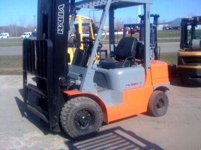 Halla pneumatic 5000 lb forklift fork lift lifttruck