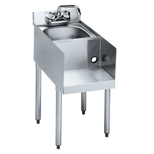 Krowne 18-18BD blender station liquid dump sink, splash