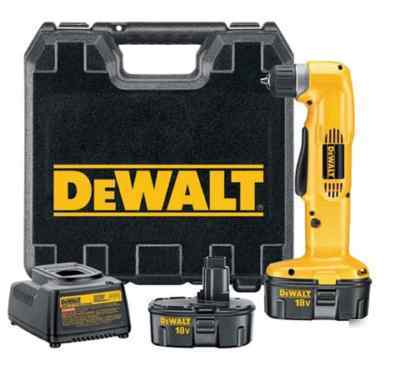 New dewalt 18V cordless right angle drill/driver kit