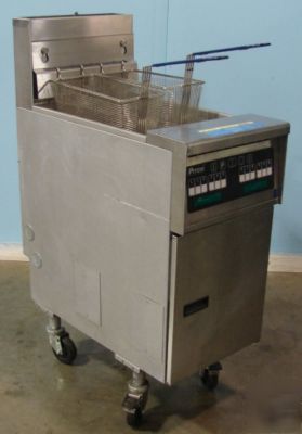 New pitco SGH50 single well deep fryer, ng