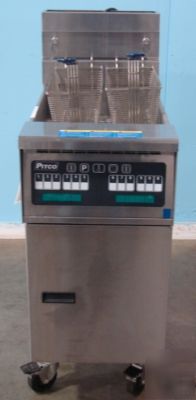 New pitco SGH50 single well deep fryer, ng