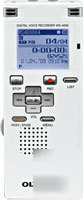 Olympus digital voice recorder in white - WS400S
