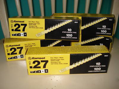 Ramset .27 caliber yellow strip load,
