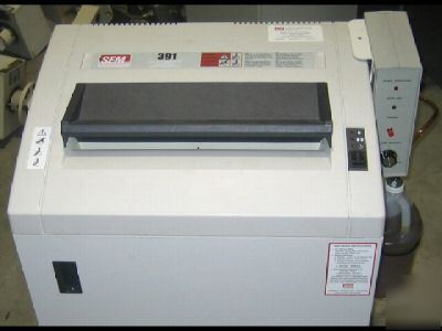 Sem security engineered machinery 391 shredder w/manual