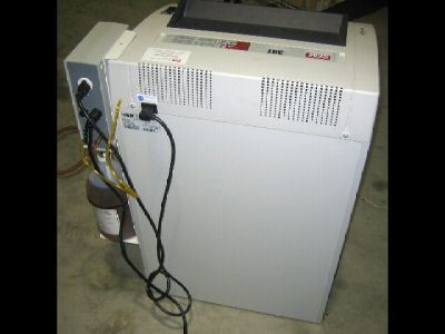 Sem security engineered machinery 391 shredder w/manual