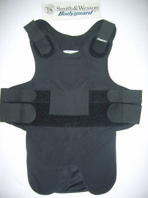 Smith & wesson body guard armor carrier mens black xl/s
