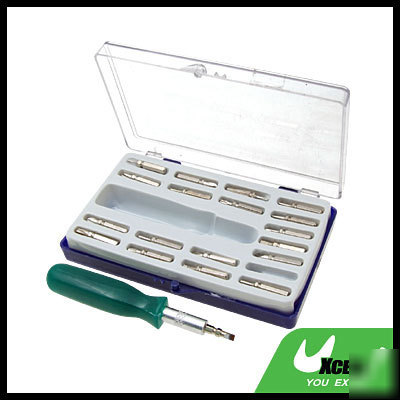 Steel screwdriver suite 20 pieces repair tool pack kit