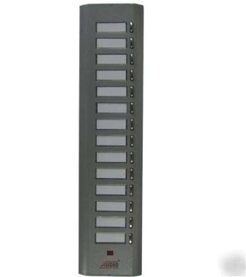Intercom panel replacement, 14 buttons no spk, mircom