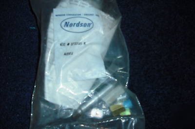 Lot of nordson gluer parts nozzles valves filters etc