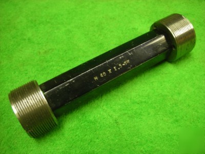M40 x 1.5-5H go nogo no go thread plug gauge gage tool