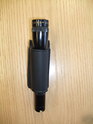 Mini aa maglite leather flashlight holder