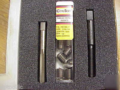 New 7/16-14 coil-sert thread repair kit uses helicoil 