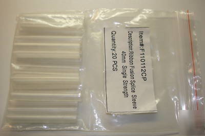 New fiber splice sleeves F110112CP 40MM 20PCS. 