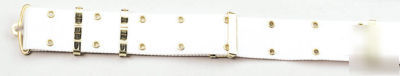 Nylon parade belt for police, firefighters honor guard