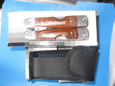 Vermeer multi plier tool kit with case, leatherman like