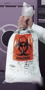 Vwr autoclavable biohazard bags, 1.5 mil 14220-022