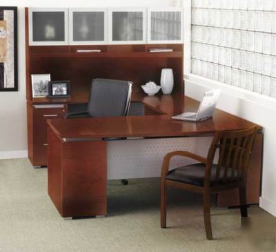 New 8PC u-shape executive office desk set, #tf-ecl-U6