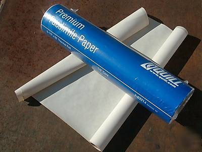 New fax thermal paper rolls ~ 98 ft. ~ quill brand ~ 