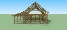 New michigan reclaim lumber post&beam timberframe kit 