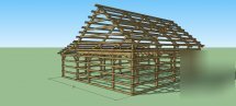New michigan reclaim lumber post&beam timberframe kit 
