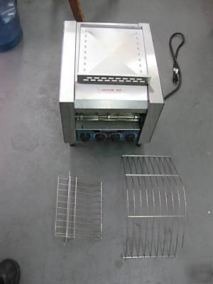 New toastmaster TC17D toaster, restaurant conveyor, 