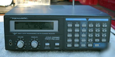 Realistic pro-2005 400 channel scanner 25MHZ to 1.3 ghz