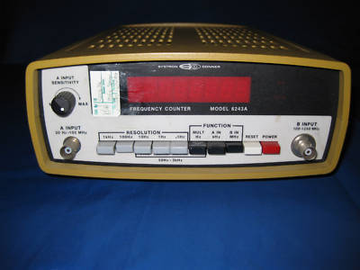 Systron donner model 6243A frequency counter 1.25GHZ