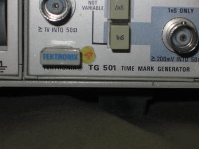 Tektronix TM504 with SG504, PG502, DC505A, TG501