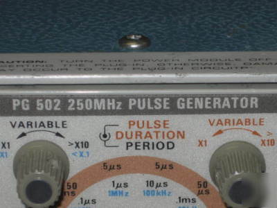 Tektronix TM504 with SG504, PG502, DC505A, TG501