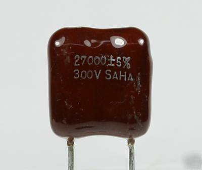 0.027UF 27000PF 300V dipped silver mica capacitor x 10